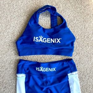 Isagenix sports Bra and leggings! Leggings are XS sports bra is S. Worn once!